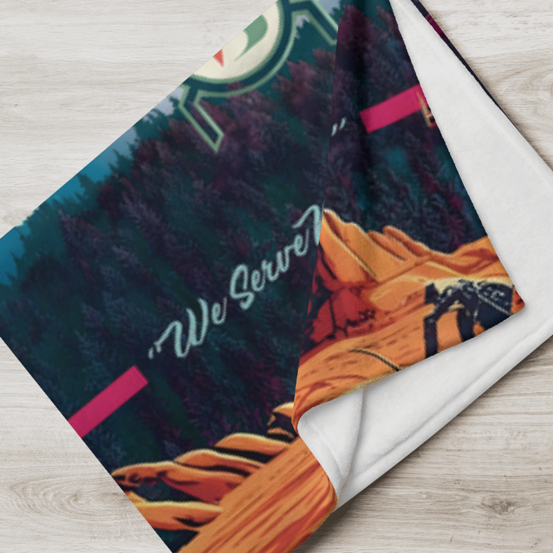 Brännglas - Mt. Shasta Psychedelic Throw Blanket