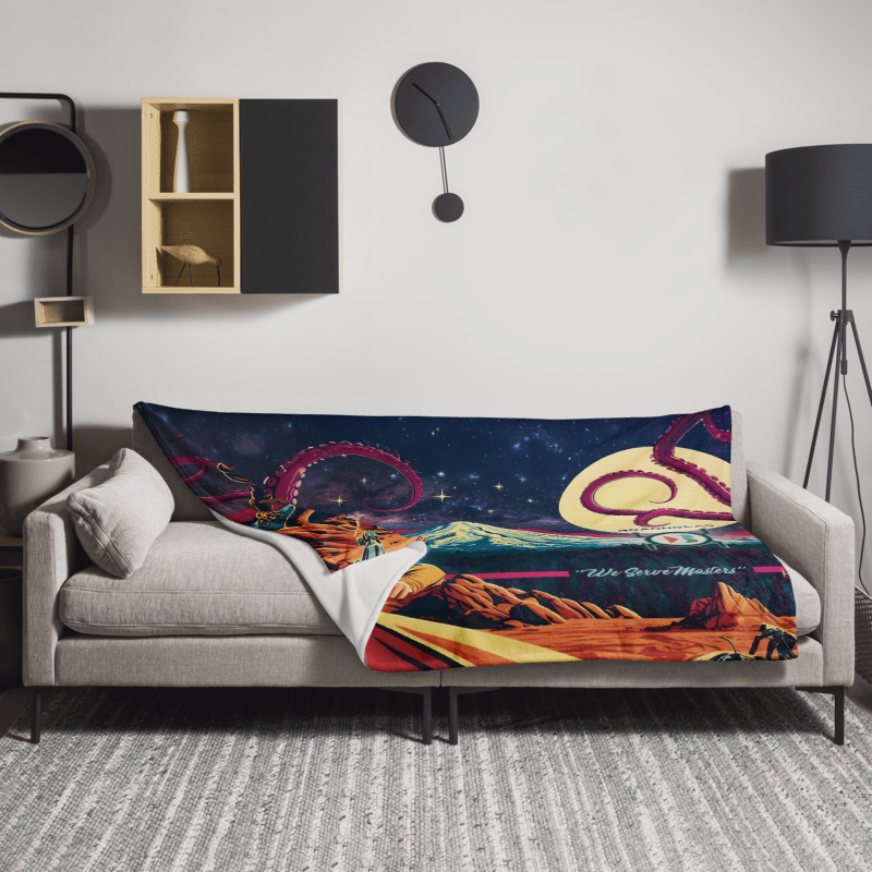 Brännglas - Mt. Shasta Psychedelic Throw Blanket