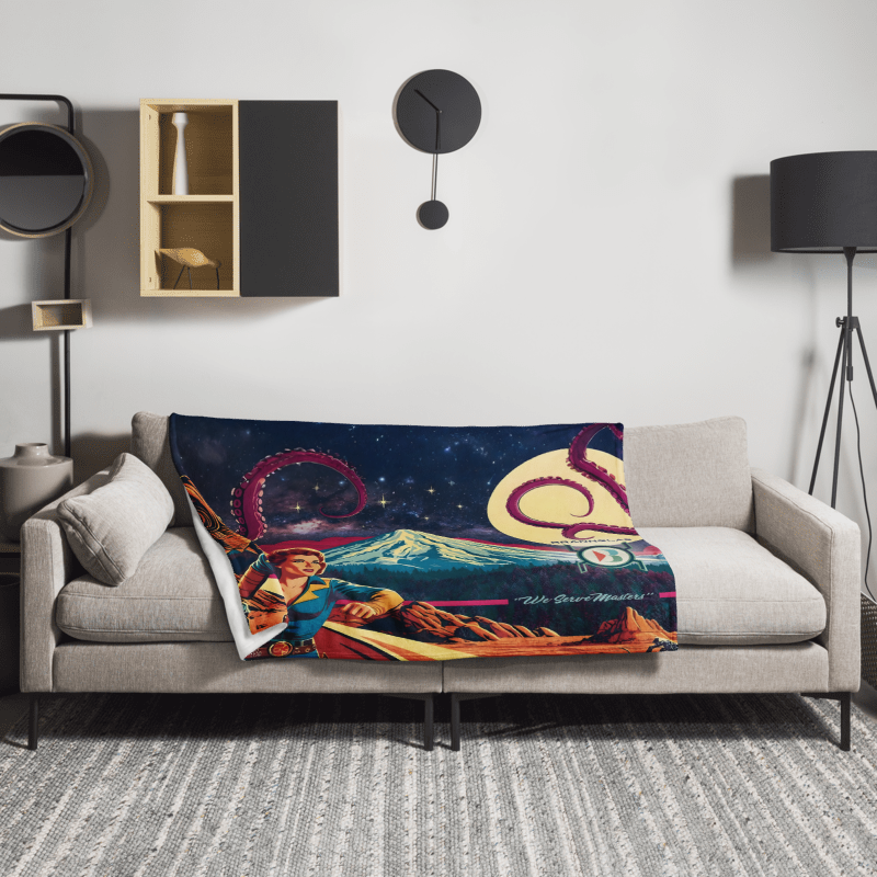 Brännglas - Mt. Shasta Psychedelic Throw Blanket